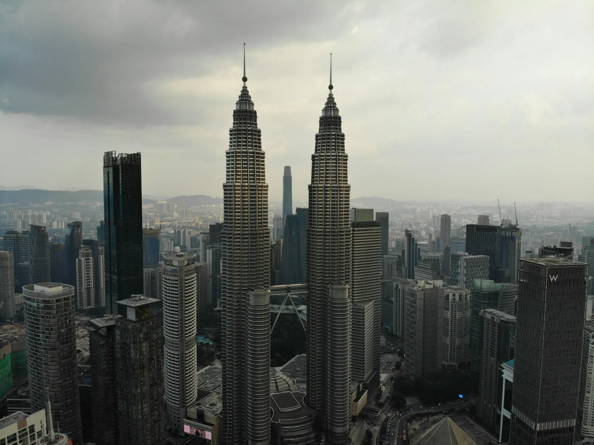Kuala Lumpur city centre towers