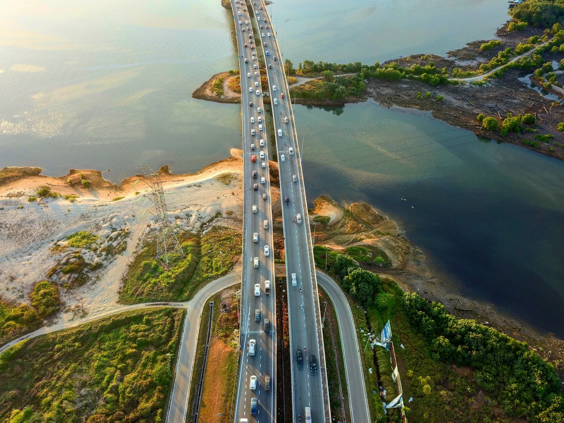 Highway bridge in Malaysia