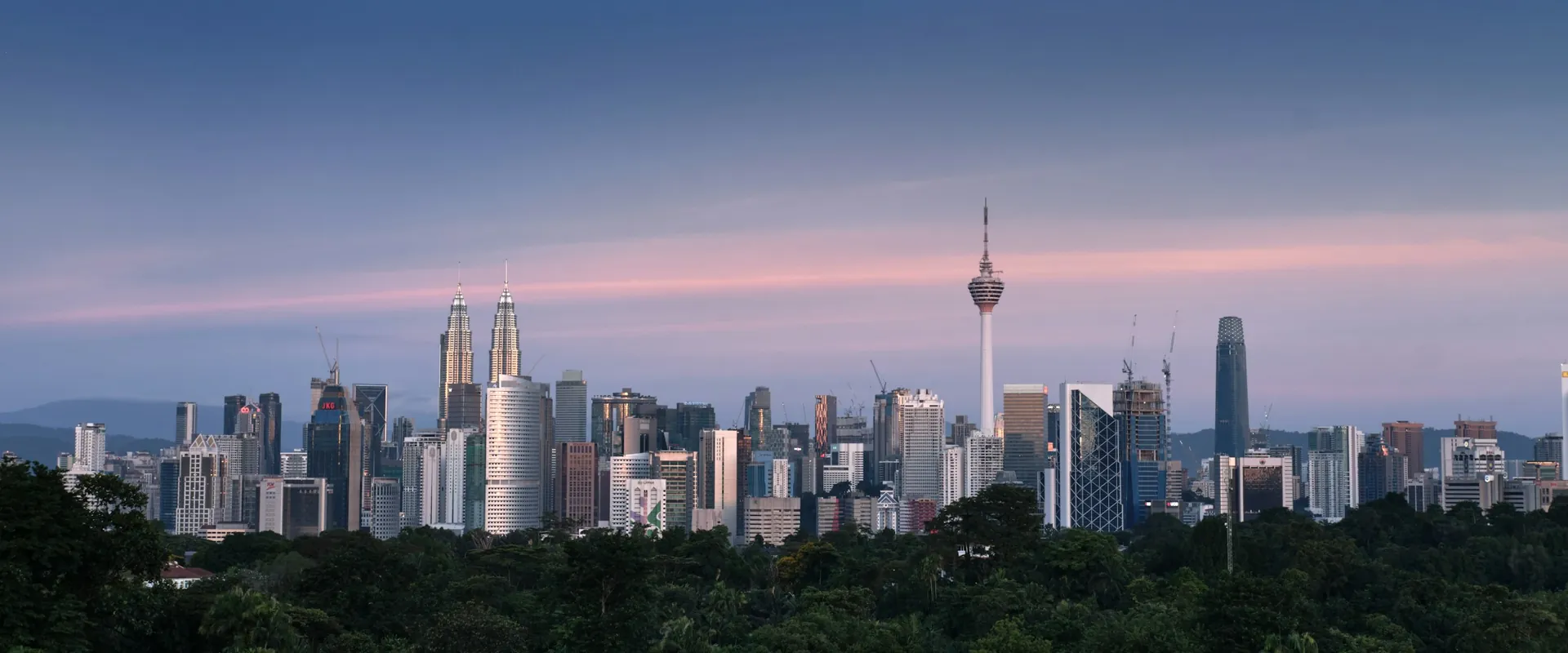 Kuala Lumpur skyline by day