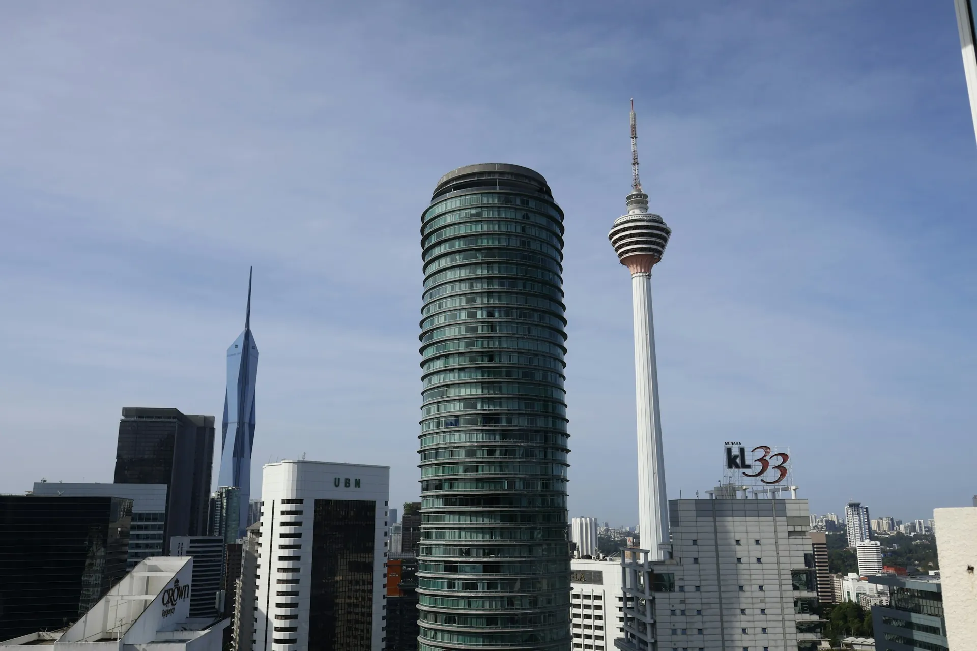 Modern Kuala Lumpur skyscrapers
